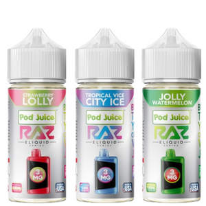 pod juice raz disposable collab