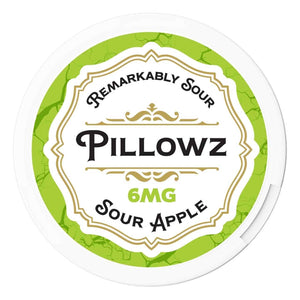 6mg pillowz tfn sour apple nicotine pouches