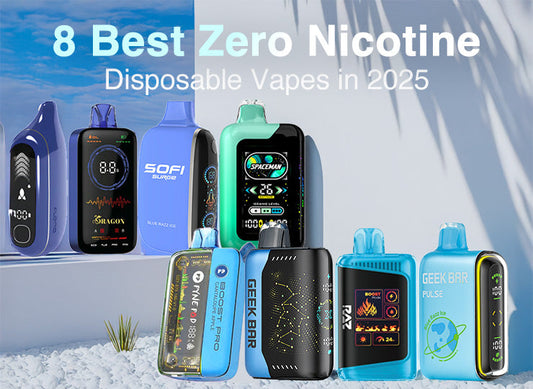 8 best zero nicotine disposable vapes in 2025