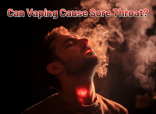 can vaping cause sore throat