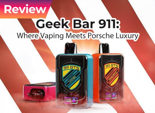 Geek Bar 911: Where Vaping Meets Porsche Luxury