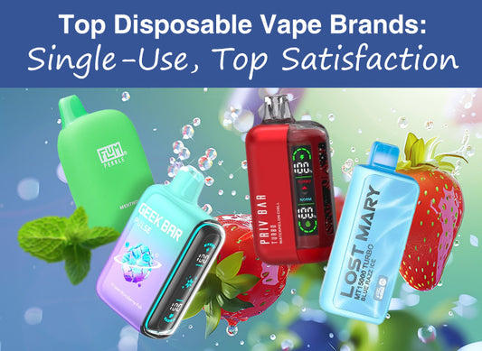 Top Disposable Vape Brands: Single-Use, Top Satisfaction