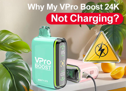 Why My VPro Boost 24K Not Charging?