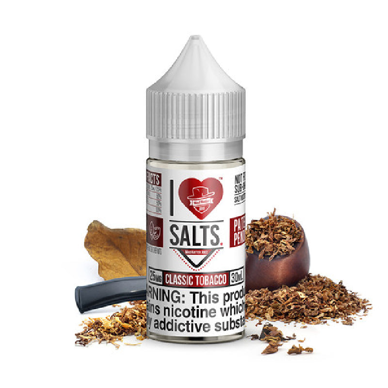 25mg I love salts classic tobacoo