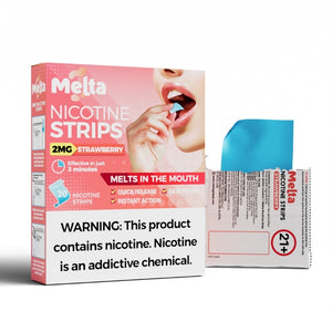 2mg strawberry melta nicotine strips