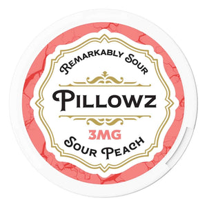 Pillowz TFN Sour Peach Nicotine Pouches (20 Pouches/Can)