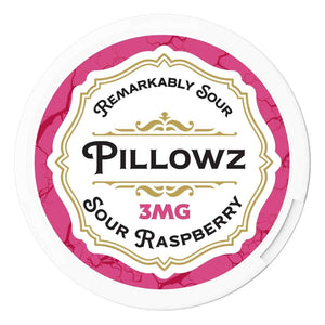 Pillowz TFN Sour Raspberry Nicotine Pouches (20 Pouches/Can)