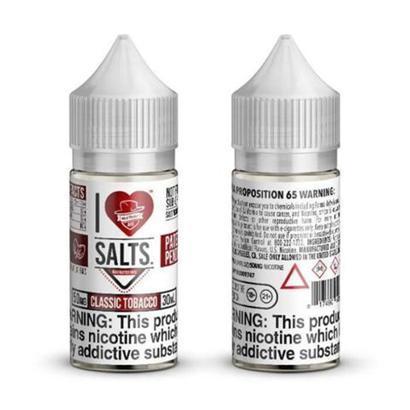 50mg I love salts classic tobacoo