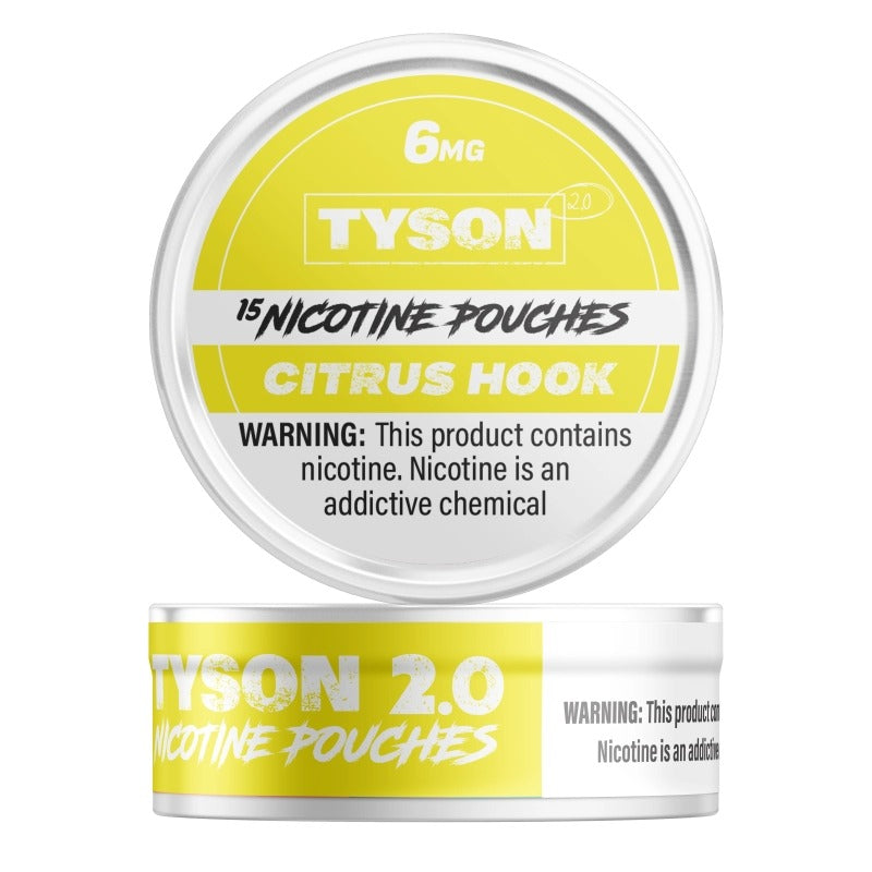 6mg citrus tyson 2.0 nicotine pouches
