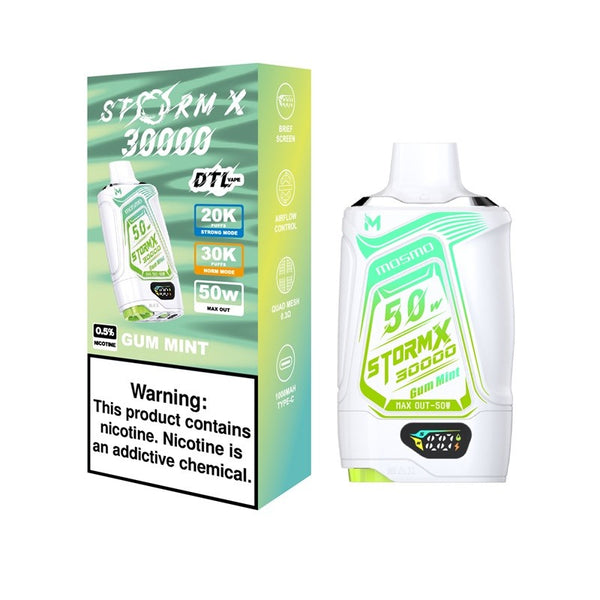 gum mint storm x disposable vape