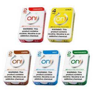 On! Nicotine Pouches (20 Pouches/Can)