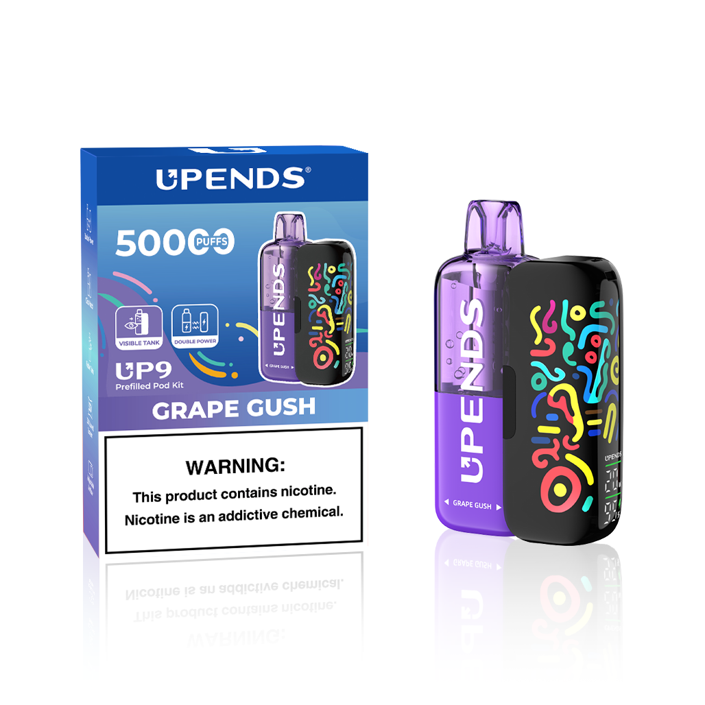 upends up9 50k grape gush