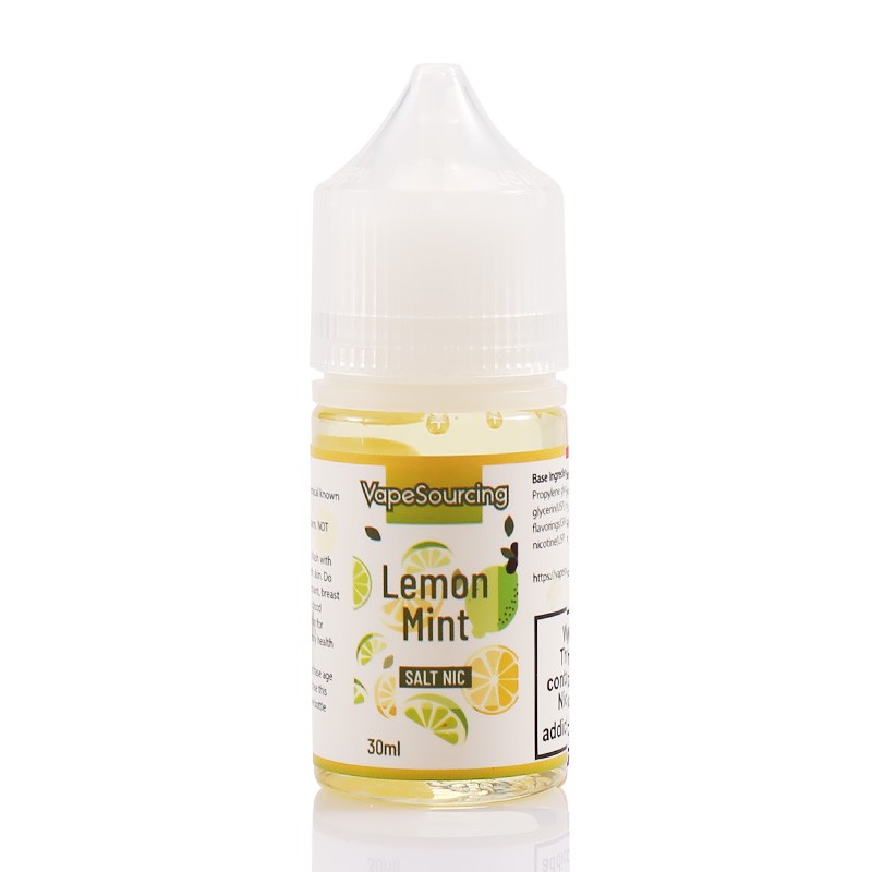 vapesourcing salt series lemon mint e-juice 30ml