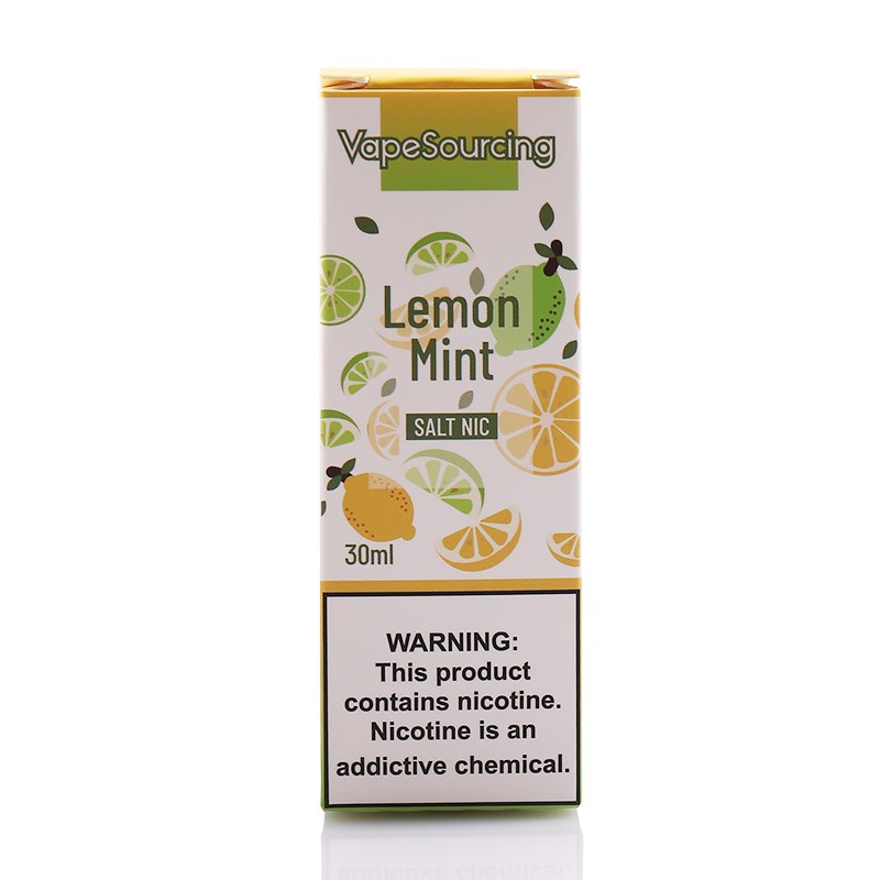 vapesourcing salt series lemon mint e-juice 30ml