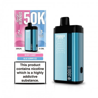 berry candy blue gummy ice dinner lady 50k