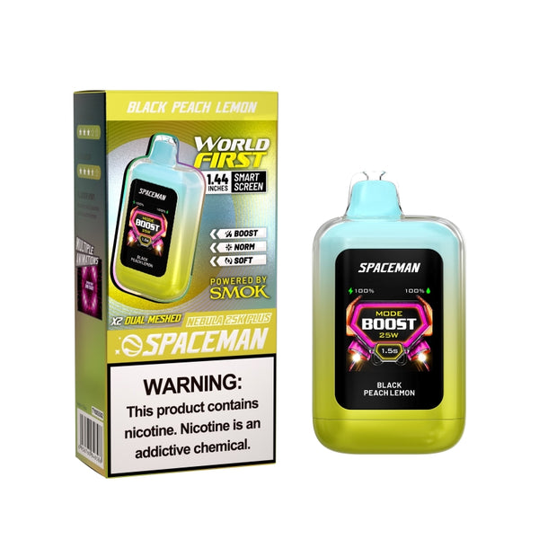 spaceman nebula 25k plus black peach lemon