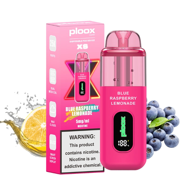 blue raspberry lemonade ploox xs 25k