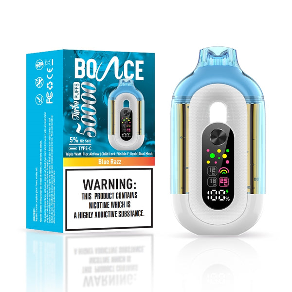 blue razz bounce turbo 50k