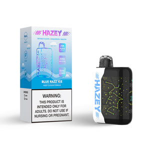 blue razz ice hazey 25k cloud 6