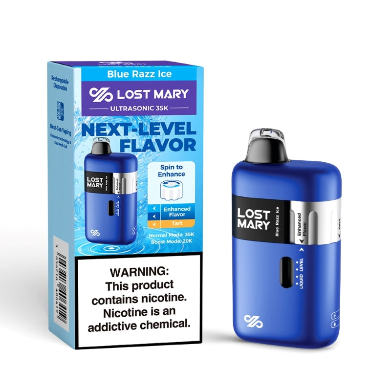 blue razz ice lost mary ultrasonic 35k