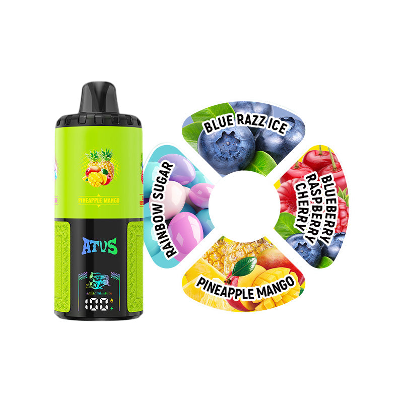 blue razz rainbow sugar atvs 60000