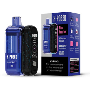 blue razz ice x-posed 35000