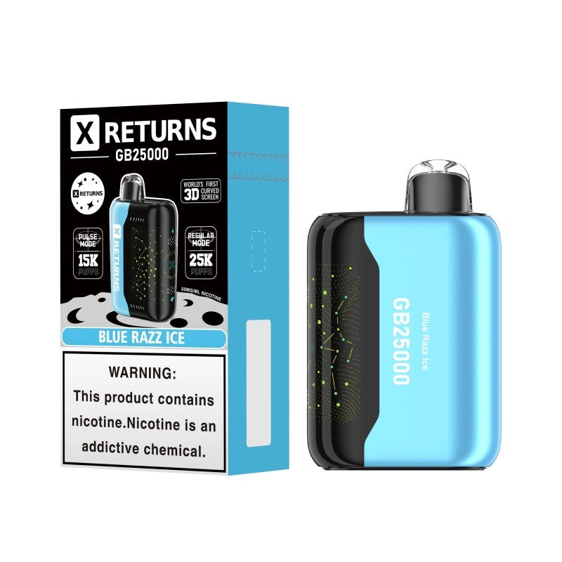 blue razz ice x returns gb25000