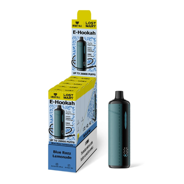 blue razz lemonade lost mary x urban tale e hookah 26000