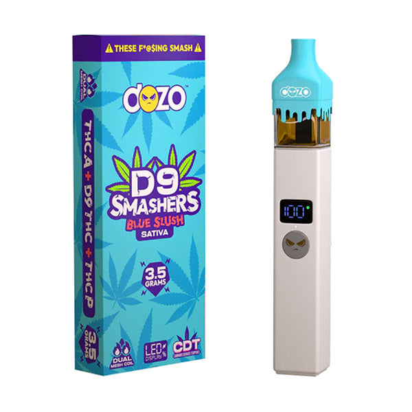 dozo d9 smashers thc a blue slush