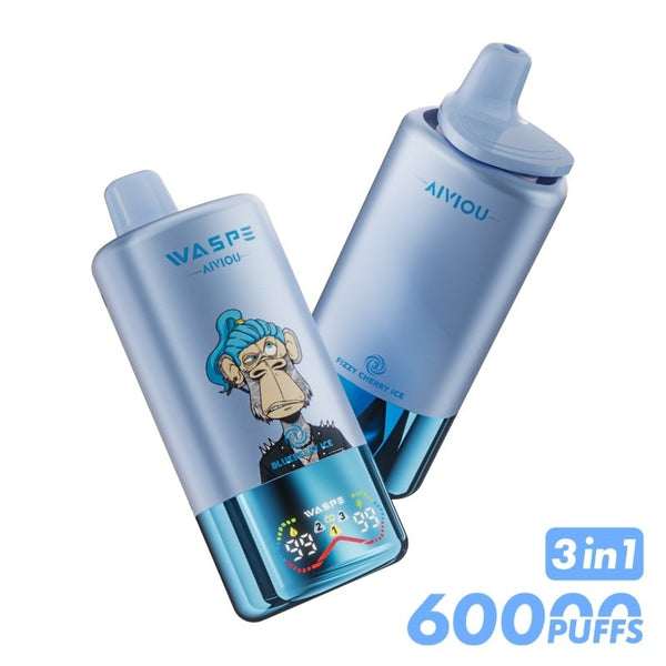 waspe 60k blueberry ice black dragon ice fizzy cherry ice