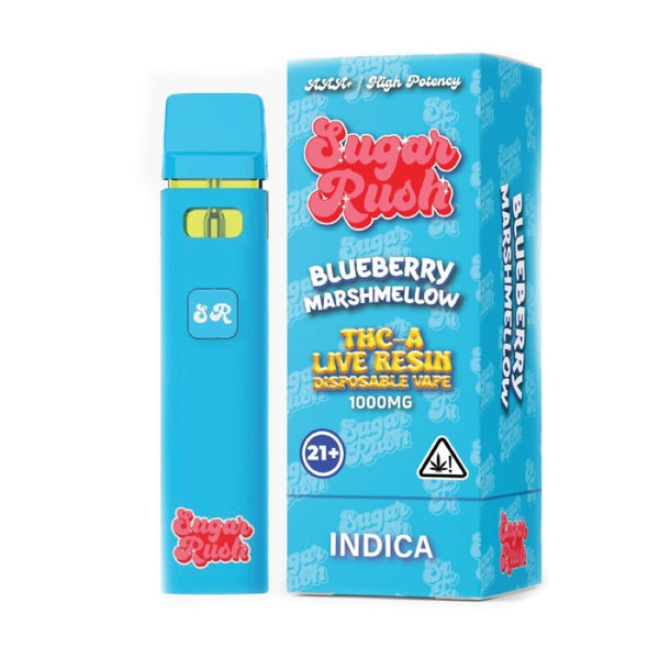 blueberry marshmallow sugar rush live resin thc-a