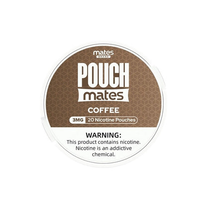 coffee mates brand pouchmate nicotine pouches 3mg