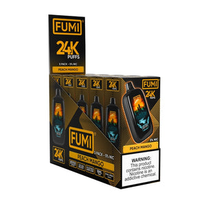 FUMI 24K Zero Nicotine Disposable Vape 0%