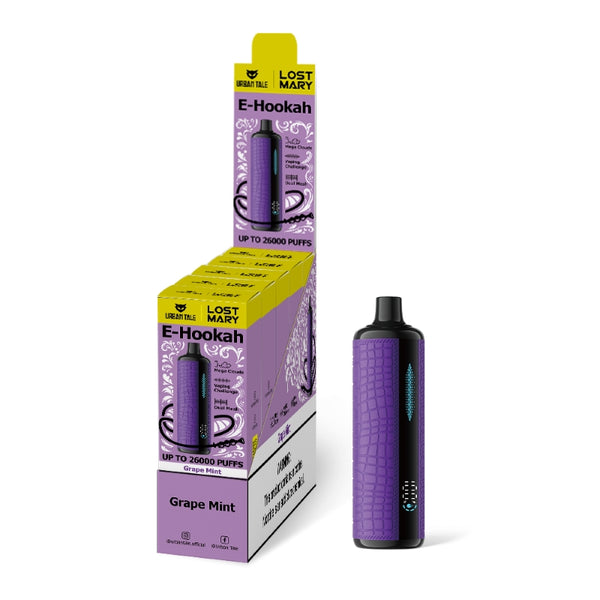 grape mint lost mary x urban tale e hookah 26000
