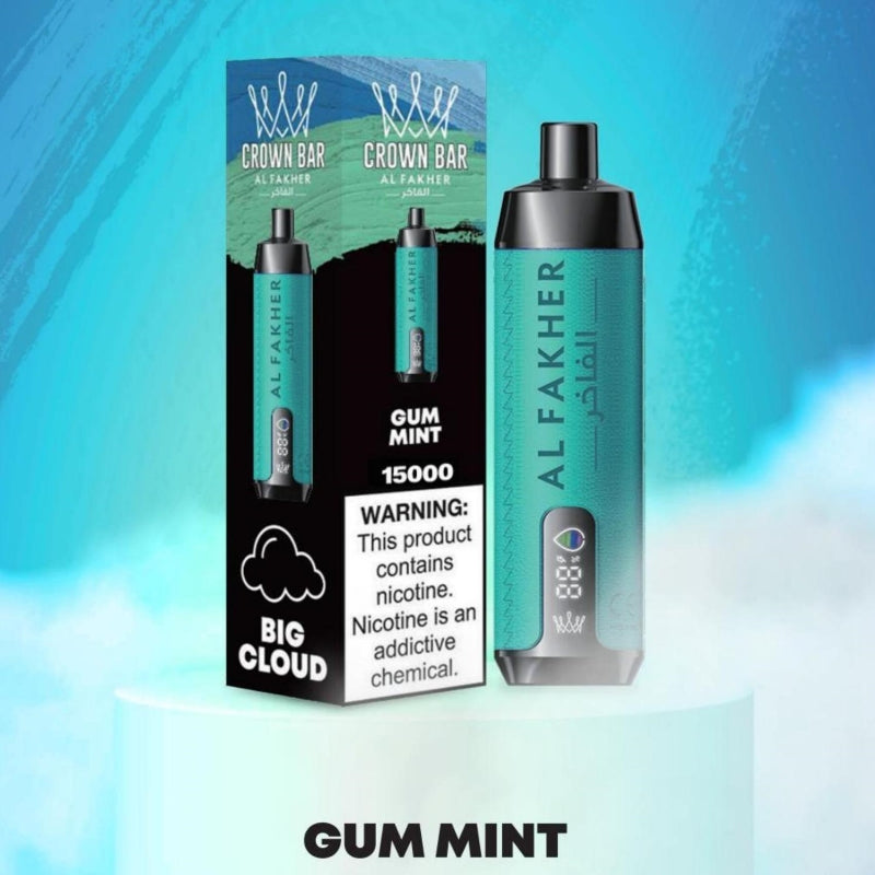 gum mint al fakher crown bar 15k pro