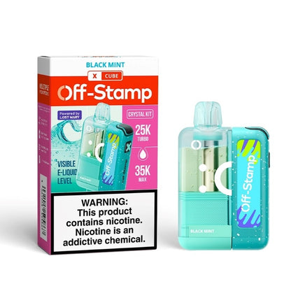 off-stamp x cube crystal cube 35k black mint