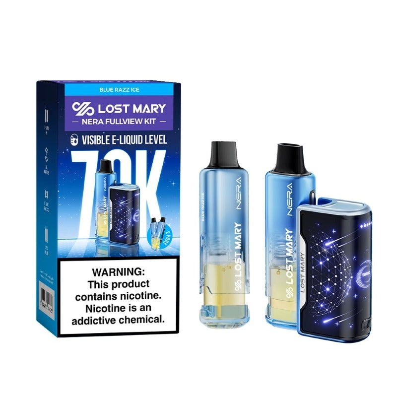 lost mary nera fullview 70000 blue razz ice