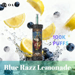 olit hookalit plus 100k blue razz lemonade