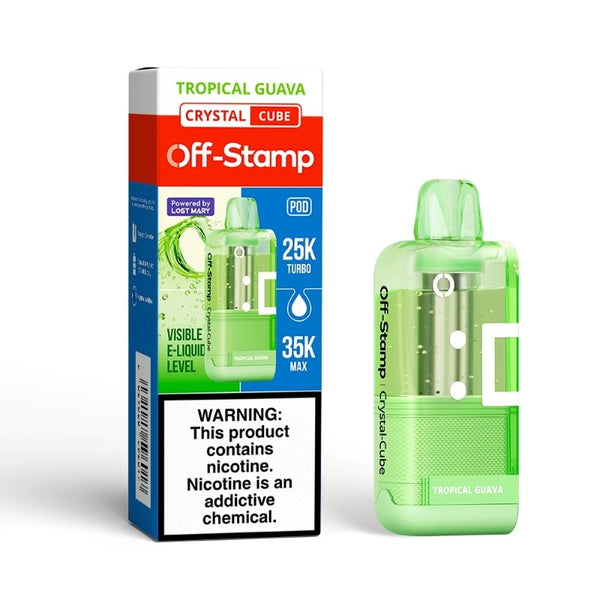 off-stamp x cube crystal cube 35k pod tropical guava