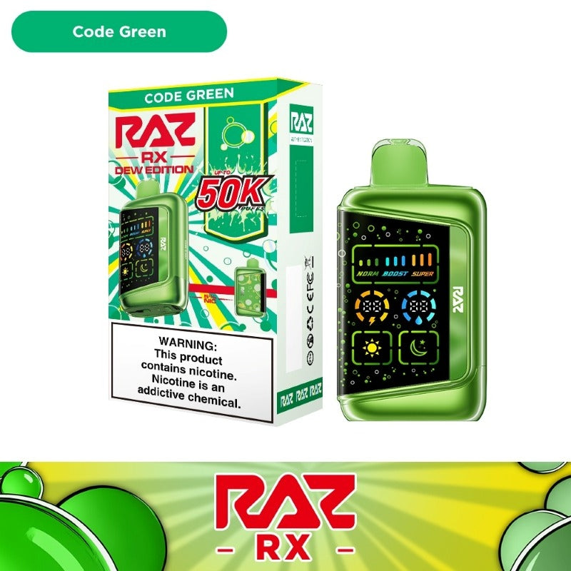 raz rx50k dew edition code green