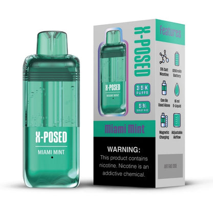 x-posed 35k disposable pod miami mint