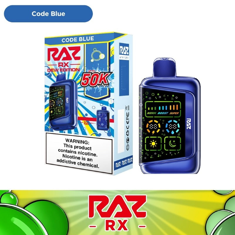 raz rx50k dew edition code blue
