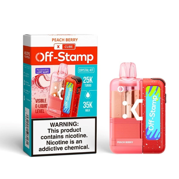 off-stamp x cube crystal cube 35k peach berry