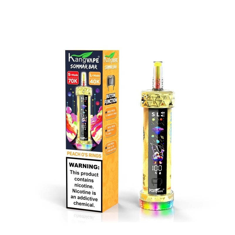 kangvape sommar bar 70k peach os rings
