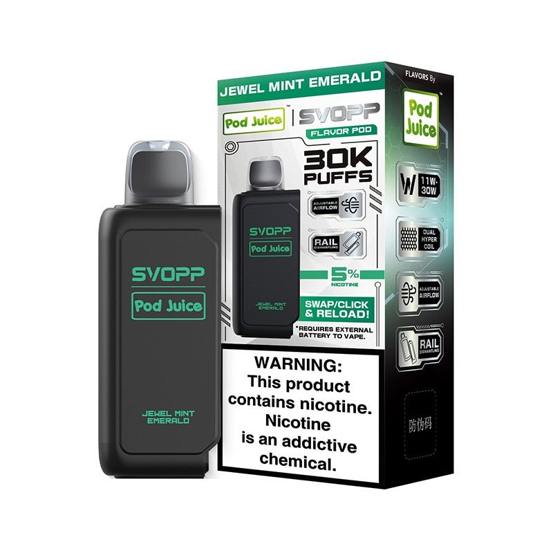 jewel mint emerald oxbar svopp pod 35k