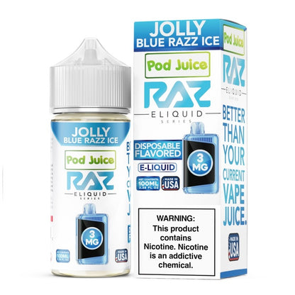 Pod Juice RAZ Disposable Collab E-juice 100ml (Freebase)