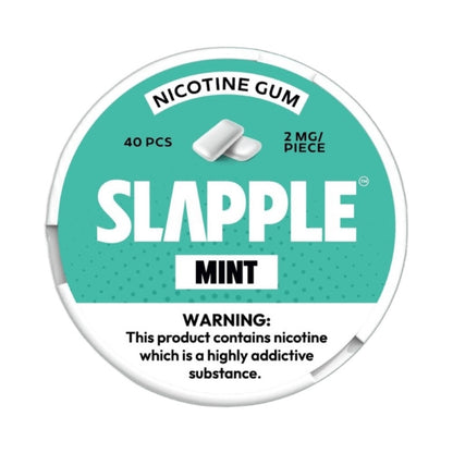 slapple nicotine gum mint