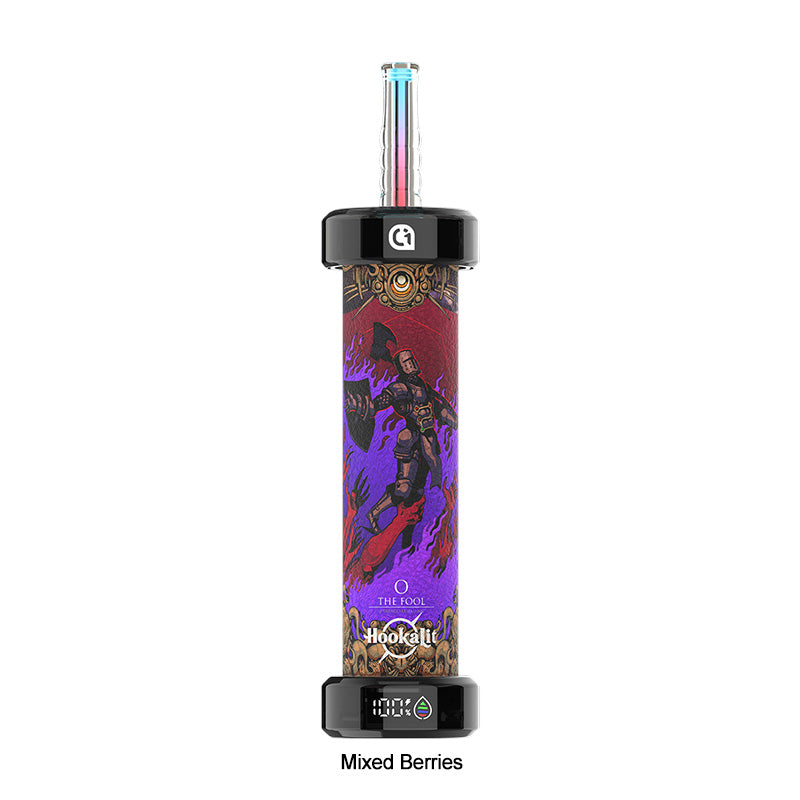 lit stick vape with mixed berries