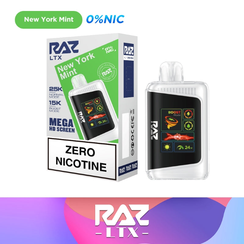 new york mint raz ltx 25k nicotine free