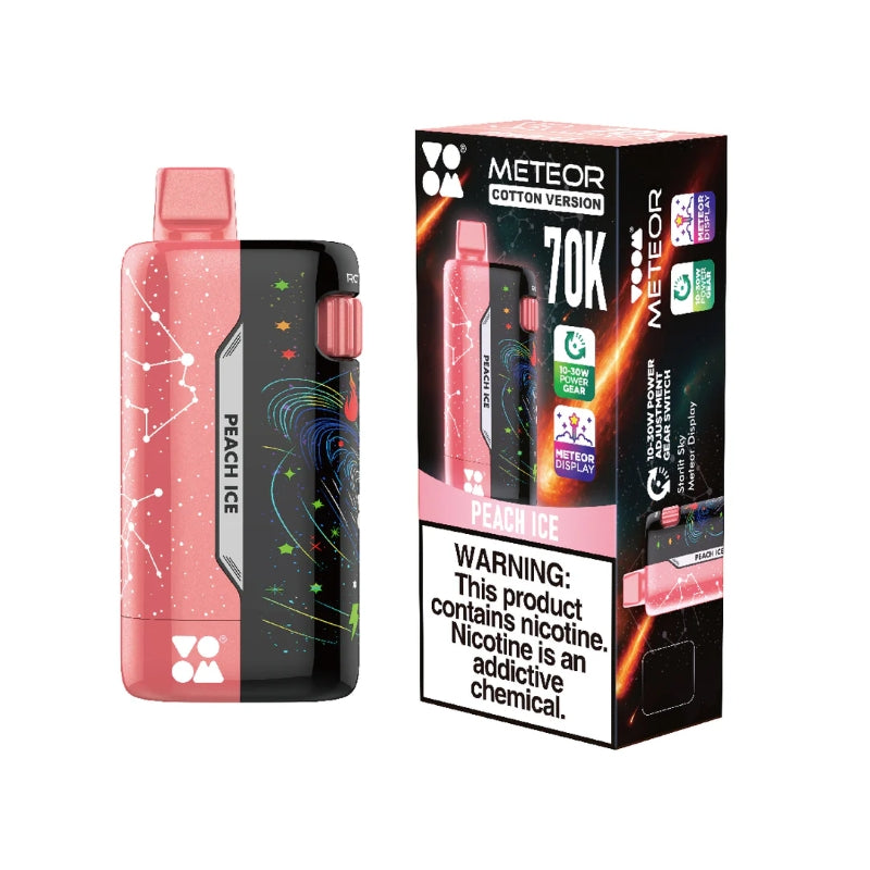 voom meteor 70k peach ice